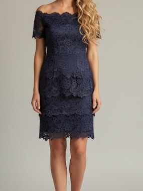 Emma Street dress - Lacy - Like New - Size 16